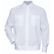 ☆ Рубашка белого цвета с длинными рукавами для суворовцев и кадетов.